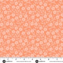 Andover Petals And Stitches Sunshine Blooms Coral Fabric