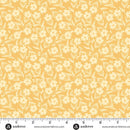Andover Petals And Stitches Sunshine Blooms Golden Yellow Fabric