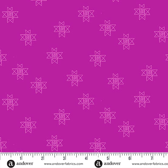 Andover Petals And Stitches Ohio Star Fandango Fabric