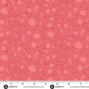 Andover A Song To Sing Blissful Blooms Tomato Fabric