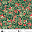 Andover Good Tidings Sarasa Green Fabric