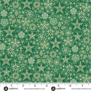 Andover Good Tidings Frosty Green Fabric