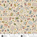 Andover Atelier Notions Cream Fabric