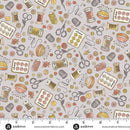 Andover Atelier Notions Grey Fabric