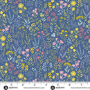 Andover Petite Fleur Meadow Blue Fabric