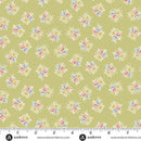 Andover Petite Fleur Posy Green Fabric