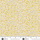 Andover Petite Fleur Ditzy Yellow Fabric