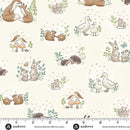 Andover Little Ones Hugs Cream Fabric