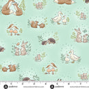 Andover Little Ones Hugs Teal Fabric