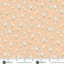 Andover Little Ones Ducks Coral Fabric