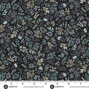 Andover Charmed Flora Black Fabric