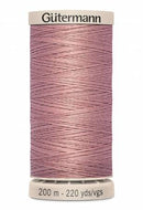 Gutermann Hand Quilting 200M/220YD Cotton Thread 2626 Dusty Rose