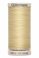 Gutermann Hand Quilting 200M/220YD Cotton Thread 928 Cream