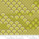 Moda Legendary Love Sea Waves Avocado Fabric