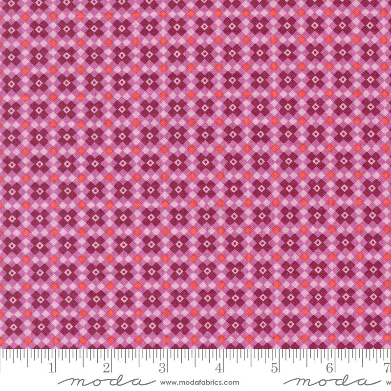Moda Legendary Love Fencing Blender Wisteria Fabric