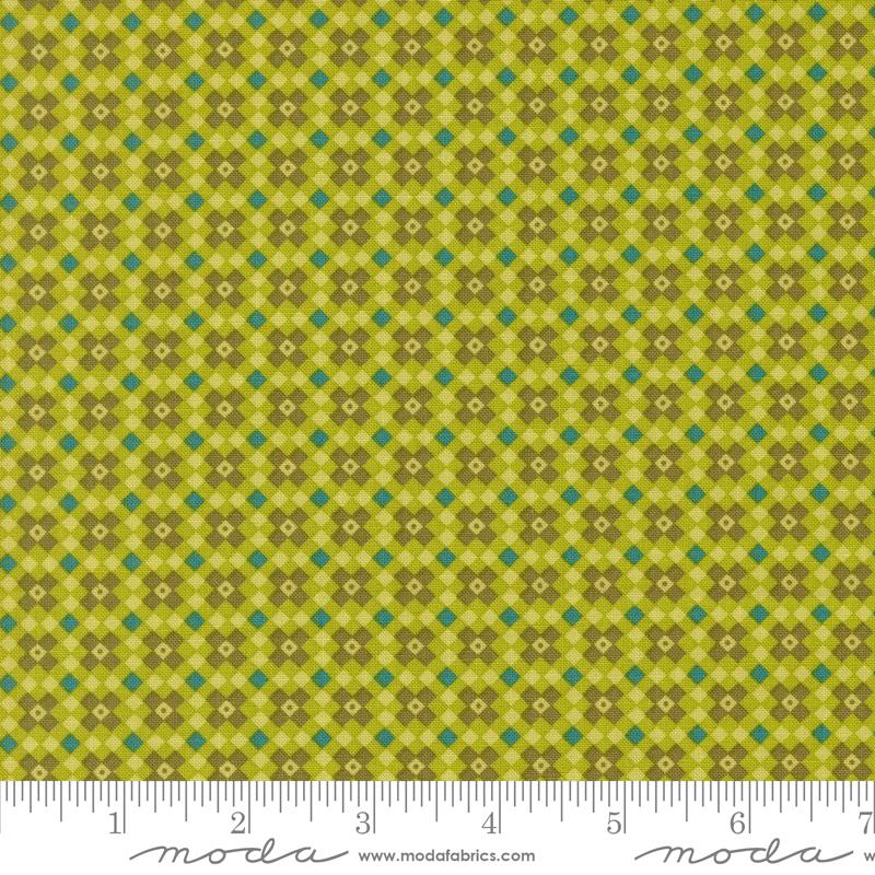 Moda Legendary Love Fencing Blender Grass Fabric