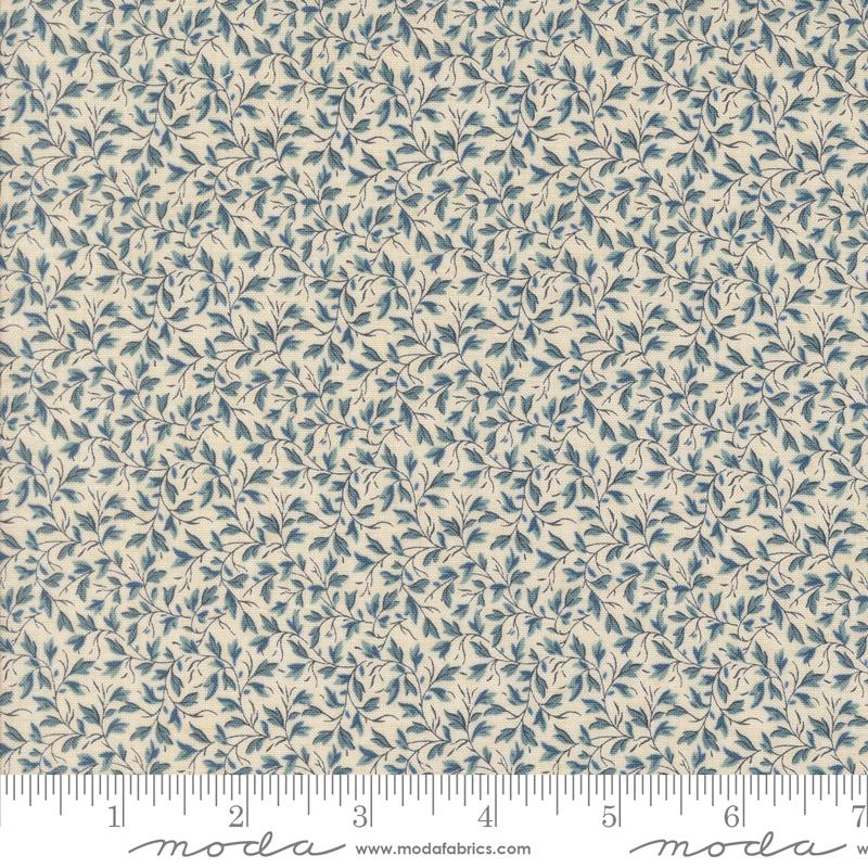 Moda Sacre Bleu Primvere Blender Pearl French Blue Fabric