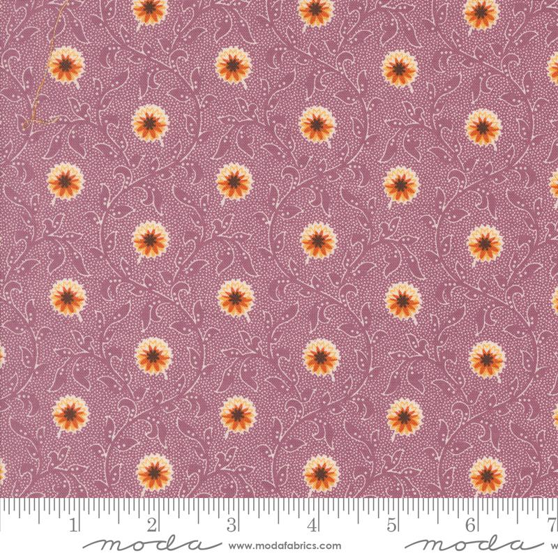 Moda Pumpkin Spice Gatherings Flowering Blooms Mulberry Fabric