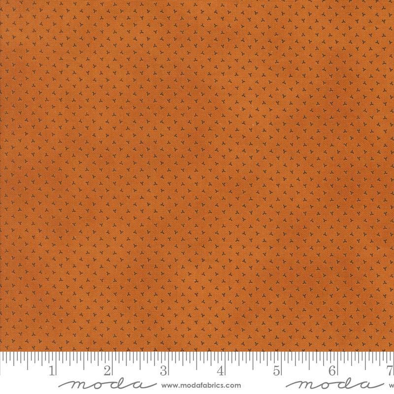 Moda Pumpkin Spice Gatherings Ditsy Blender Pumpkin Fabric