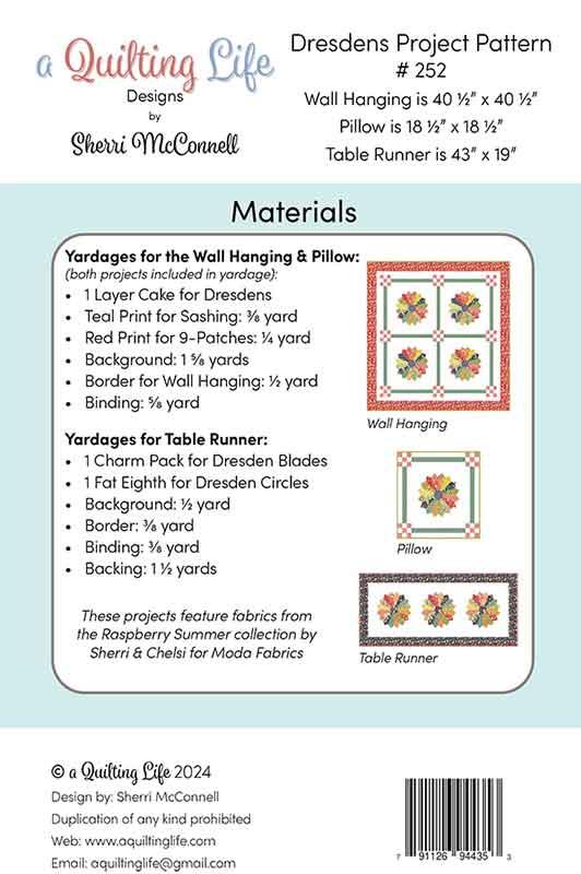 A Quilting Life Dresdens Pattern