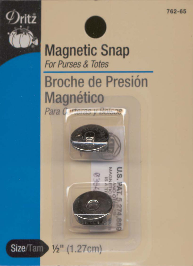 Dritz Magnetic Snap 1/2 Inch Nickel