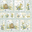Sweet As Can Bee Patch Green Fabric