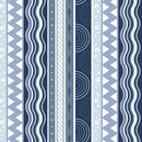 Studio E Polar Plungers Polar Stripe Blue Fabric