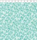 In The Beginning Butterfly Fantasy Shadows Teal Fabric