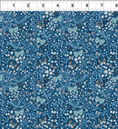 In The Beginning Fabrics Whimsy Butterflies Blue Fabric