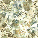 Island Batik Country Charm Green Cactus Elm Leave Batik Fabric