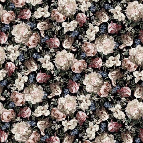 Studio E Art Of Midnight Floral Midnight Fabric