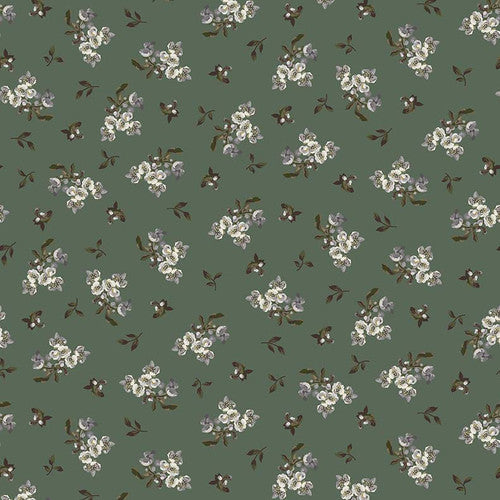 Studio E Art Of Midnight Ditsy Dark Sage Fabric