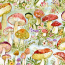 SW Mushroom Packed Green Fabric