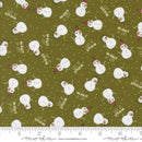 Moda Emmitt And Ivy Snow Kids Pine Fabric