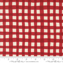 Moda Emmitt And Ivy Winter Picnic Checks Red Fabric