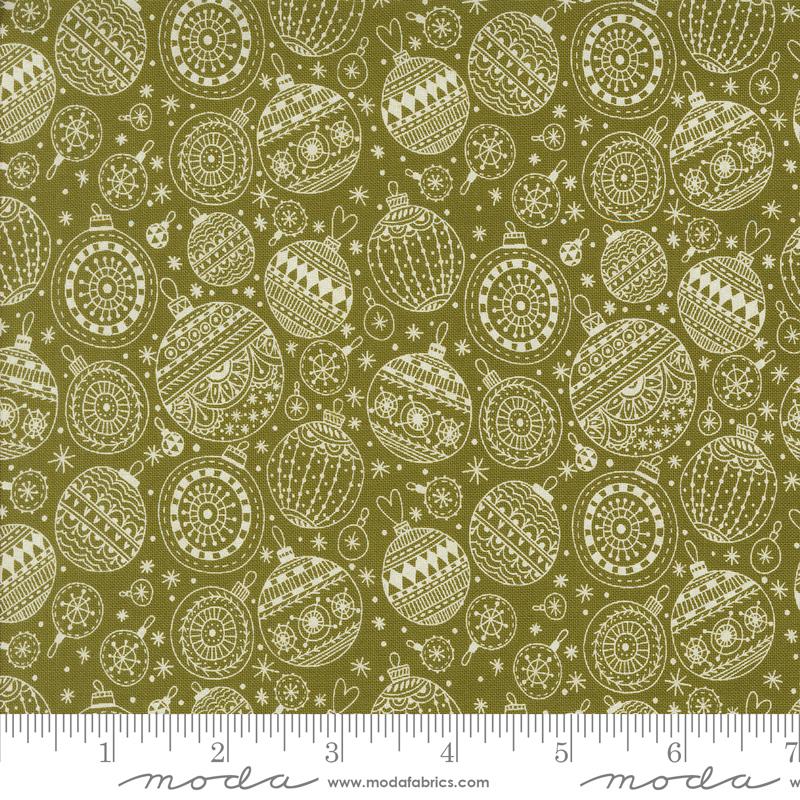 Moda Emmitt And Ivy Ornaments Pine Fabric