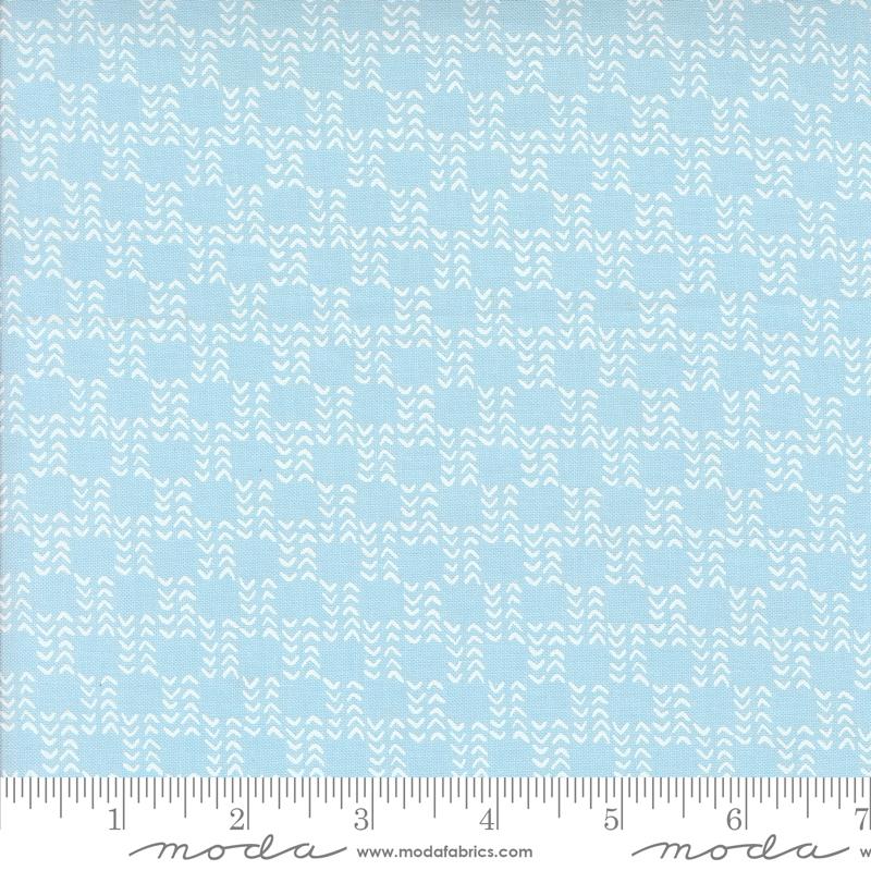 Moda Emmitt And Ivy Sweater Texture Sky Fabric