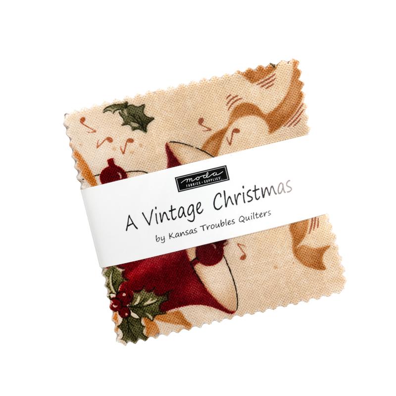 Moda A Vintage Christmas Mini Charm Pack