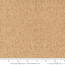 Moda A Vintage Christmas Amaryllis Damask Tan Fabric