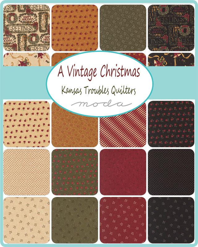 Moda A Vintage Christmas Jelly Roll