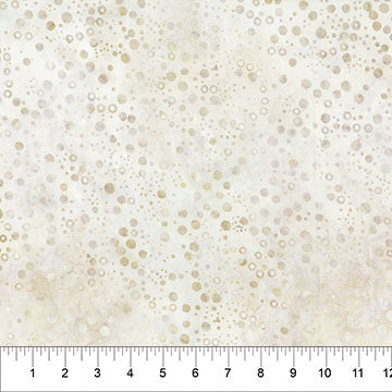Northcott Pop Dots Ecru Batik Fabric
