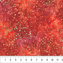 Northcott Pop Dots Red Batik Fabric