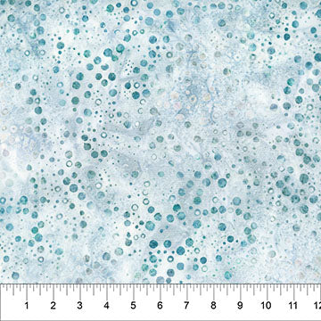 Northcott Pop Dots Dolphin Batik Fabric