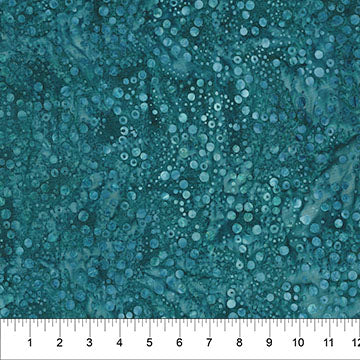 Northcott Pop Dots Stormy Skies Batik Fabric