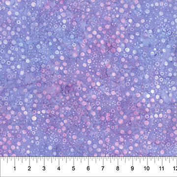 Northcott Pop Dots Wisteria Batik Fabric