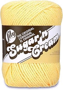 Lily Sugar N Cream Yellow Yarn