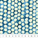 Northcott Ink And Petal Dots Got The Blues Batik Fabric