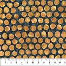Northcott Ink And Petal Dots Cheese Sauce Batik Fabric