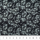 Northcott Ink And Petal Dandelion Denim Batik Fabric