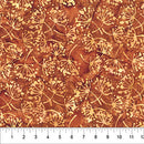 Northcott Ink And Petal Dandelion Pumpkin Batik Fabric